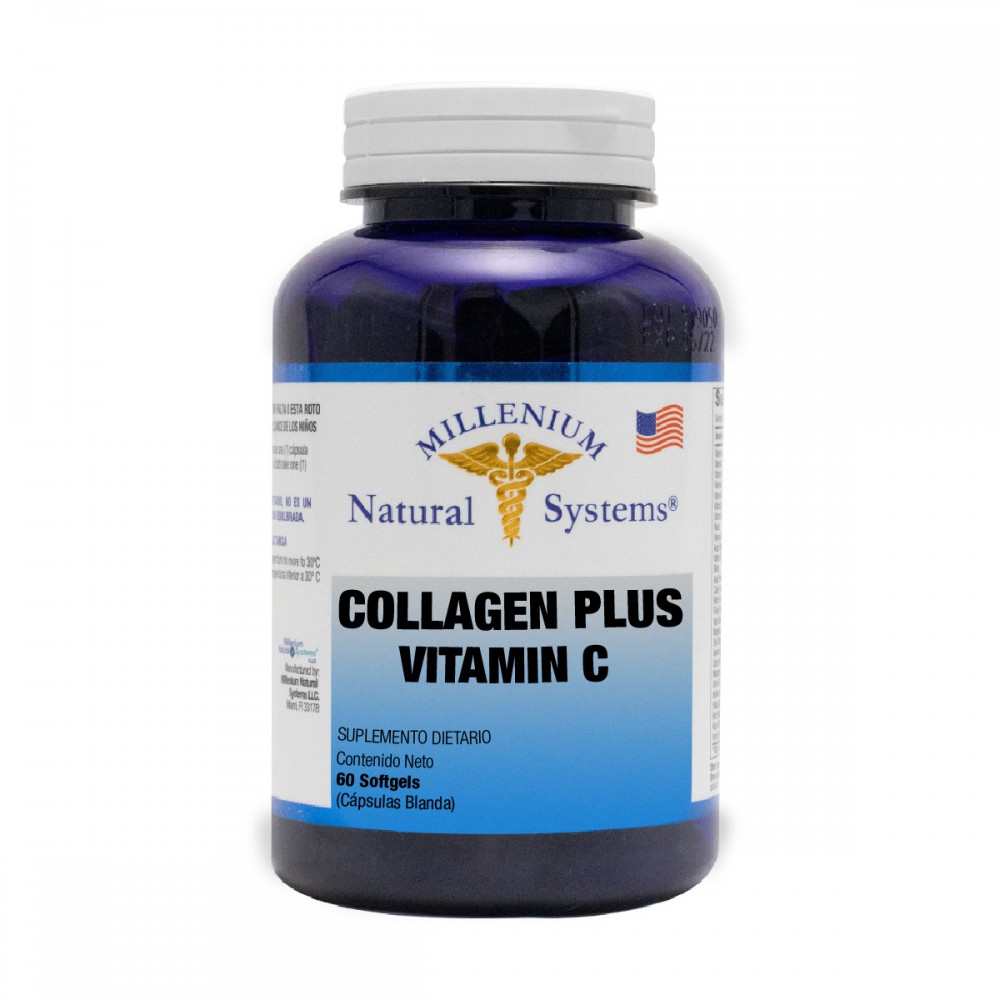 Colágeno vitamina C x 60 softgels - Natural Systems