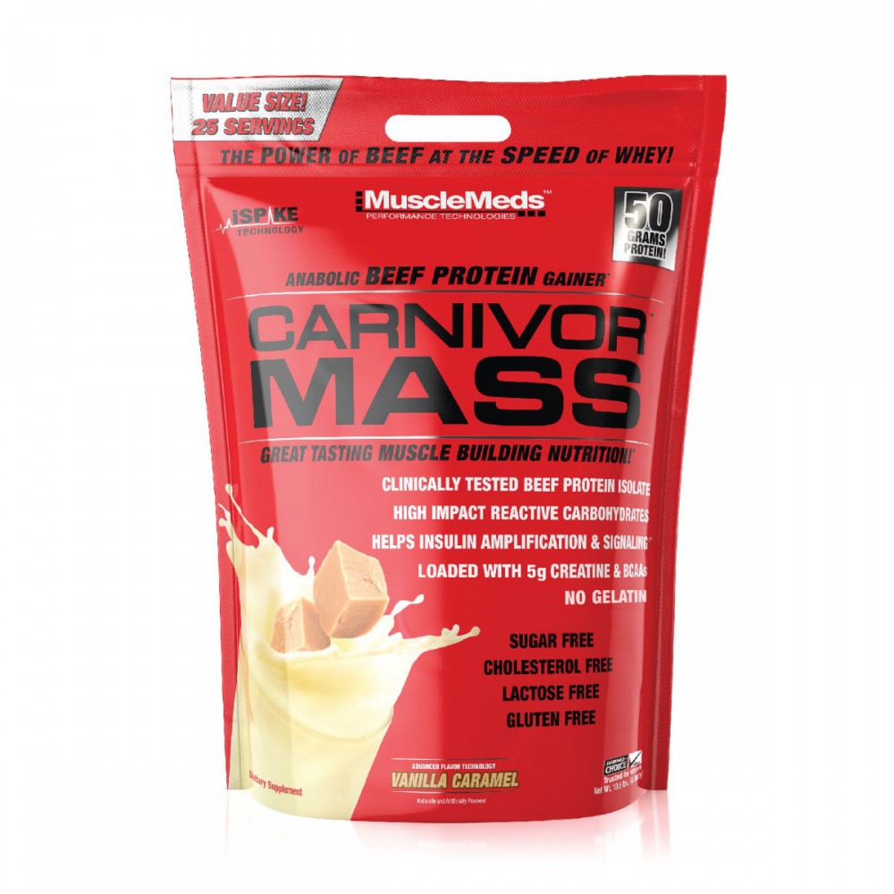 Carnivor Mass Sabor Vainilla x 10lbs - Musclemeds