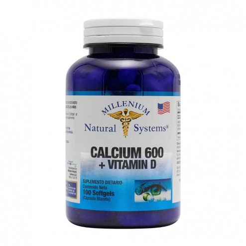 Calcium 600 y Vitamina D x...