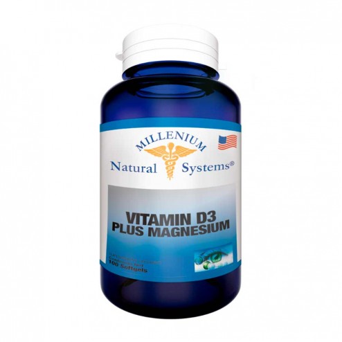 Vitamin D3 Plus Magnesium x...