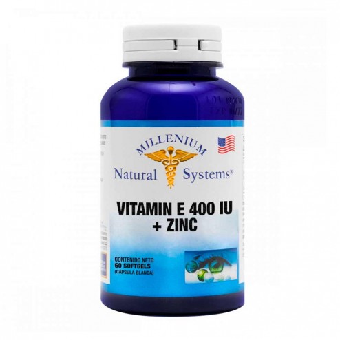 Vitamin E 400 IU - Zinc x...