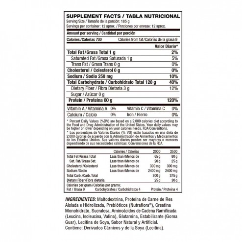 Titan Beef Mass - Sabor...