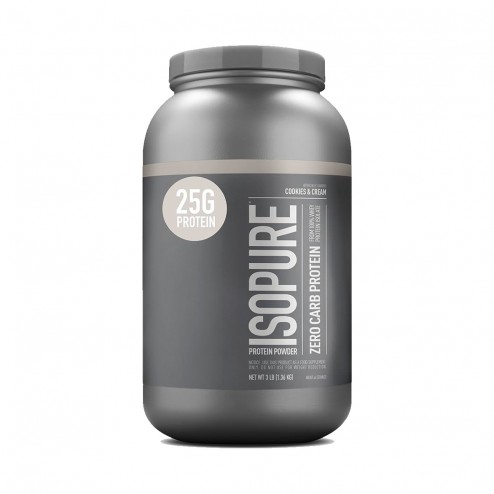 Isopure Zero Carbs x 3lbs - Cookies and Cream - Nature's Best