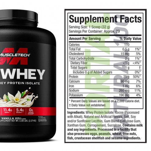 Iso Whey Protein x 5lbs -...