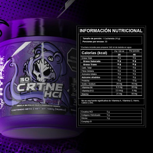 Creatine HCL Sabor Acid...